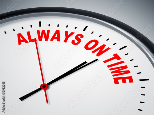 Obraz na plátne always on time