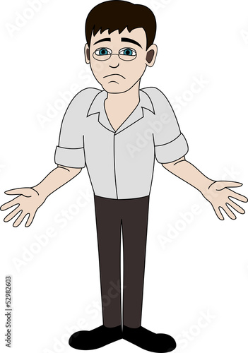 Apologetic man
