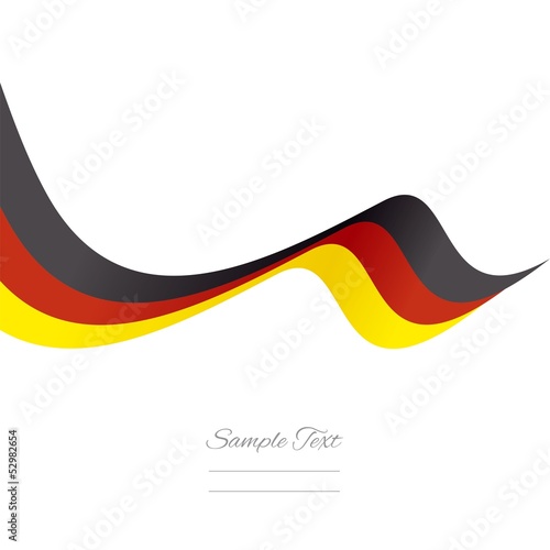 Abstract German ribbon vector