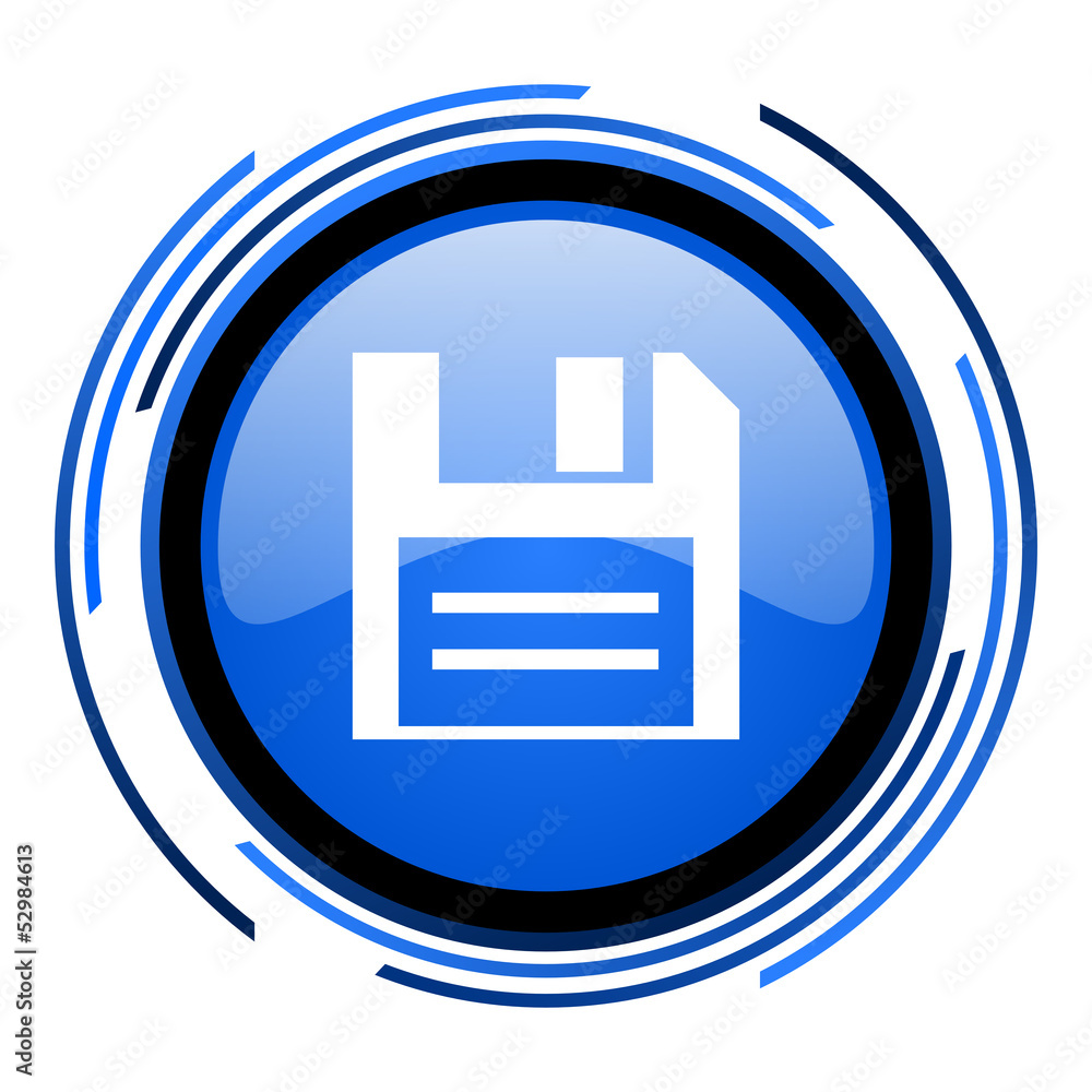 disk circle blue glossy icon disk circle blue glossy icon