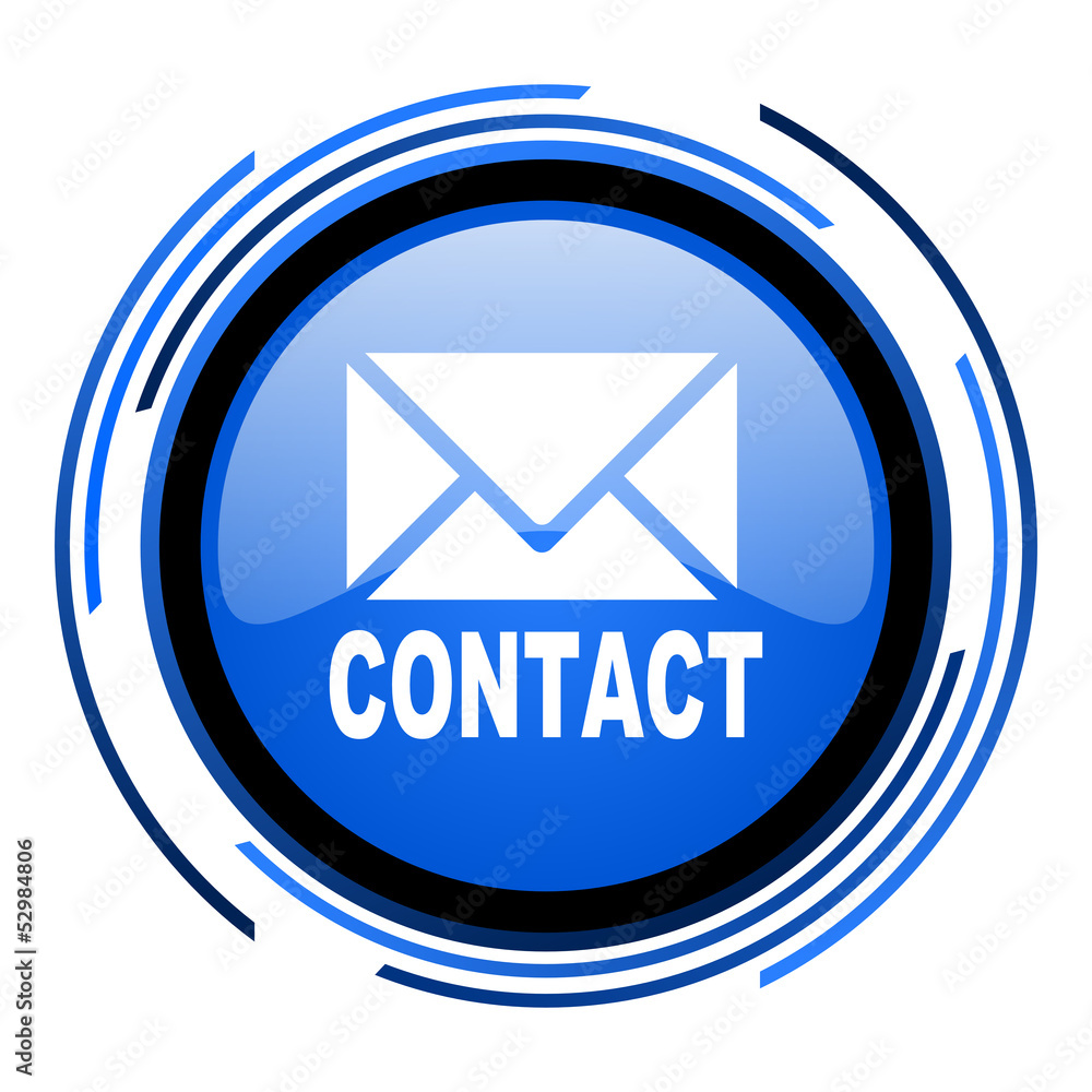 contact circle blue glossy icon contact circle blue glossy icon