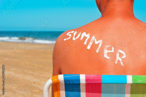 Fotografi summer on the beach
