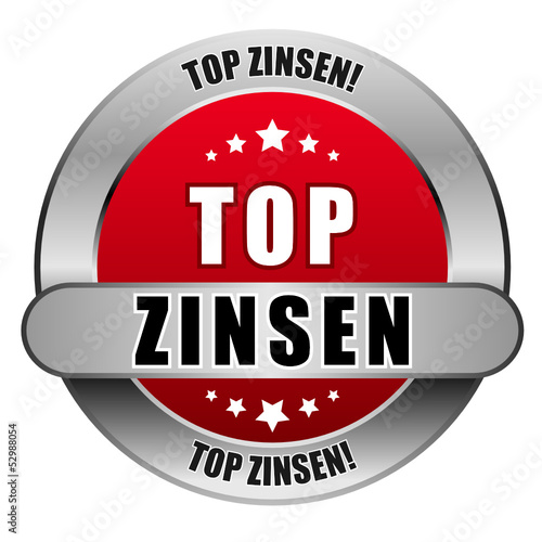 5 Star Button rot TOP ZINSEN TZ TZ