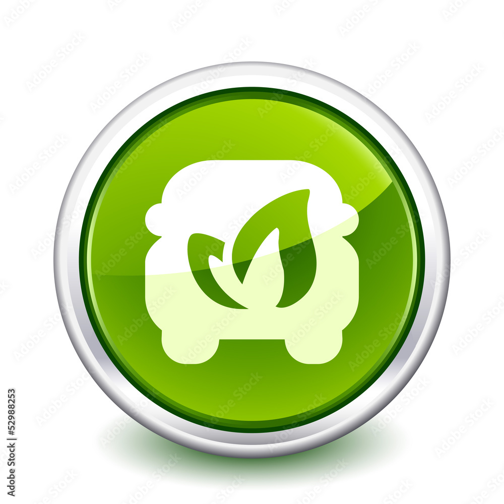 button green eco car button green eco car