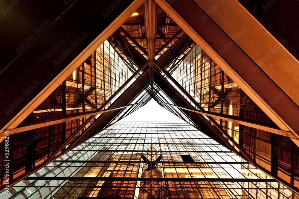Office building as an abstract image Office building as an abstract image