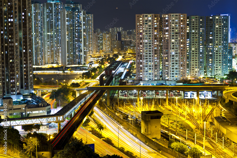 Fototapeta premium Hong Kong at night