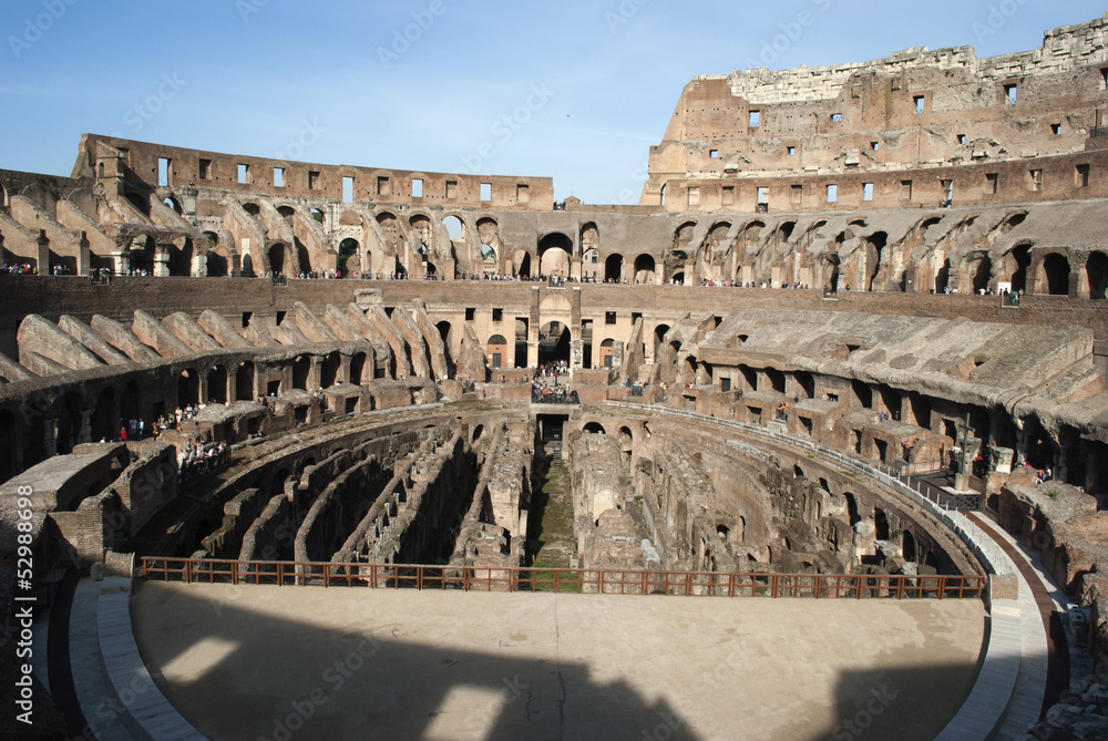 Vista general del Coliseum de Roma