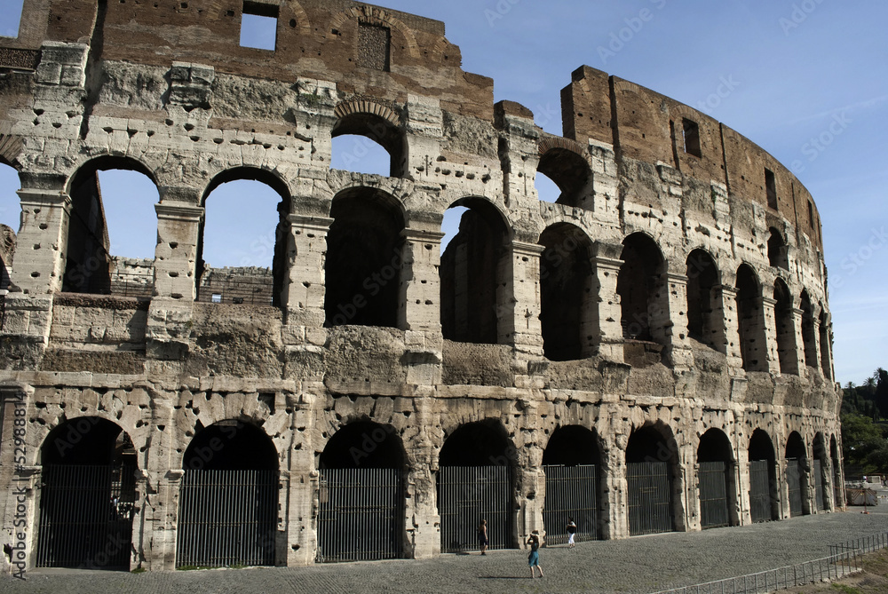 Detalle del Coliseum de Roma