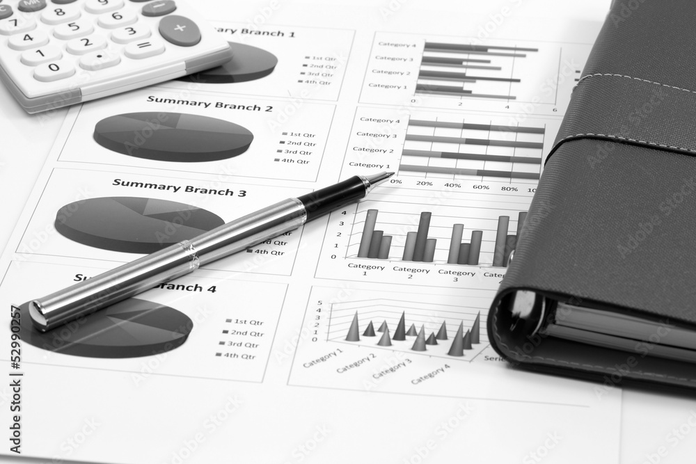 business chart showing business chart showing