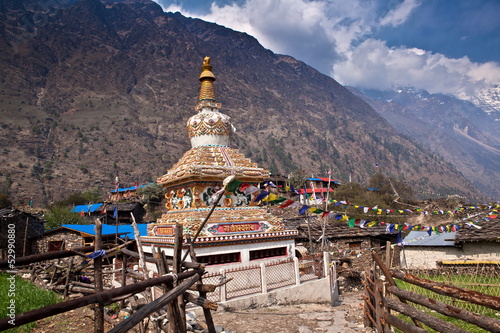 Temple in Himalayas