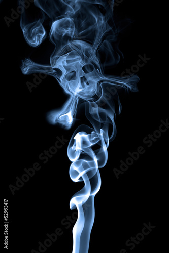 Smoke shaped as skull. For anti-smoking or lung cancer campain