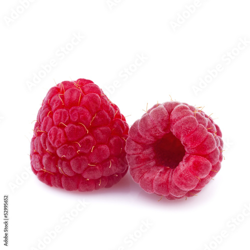 fresh raspberry in close up