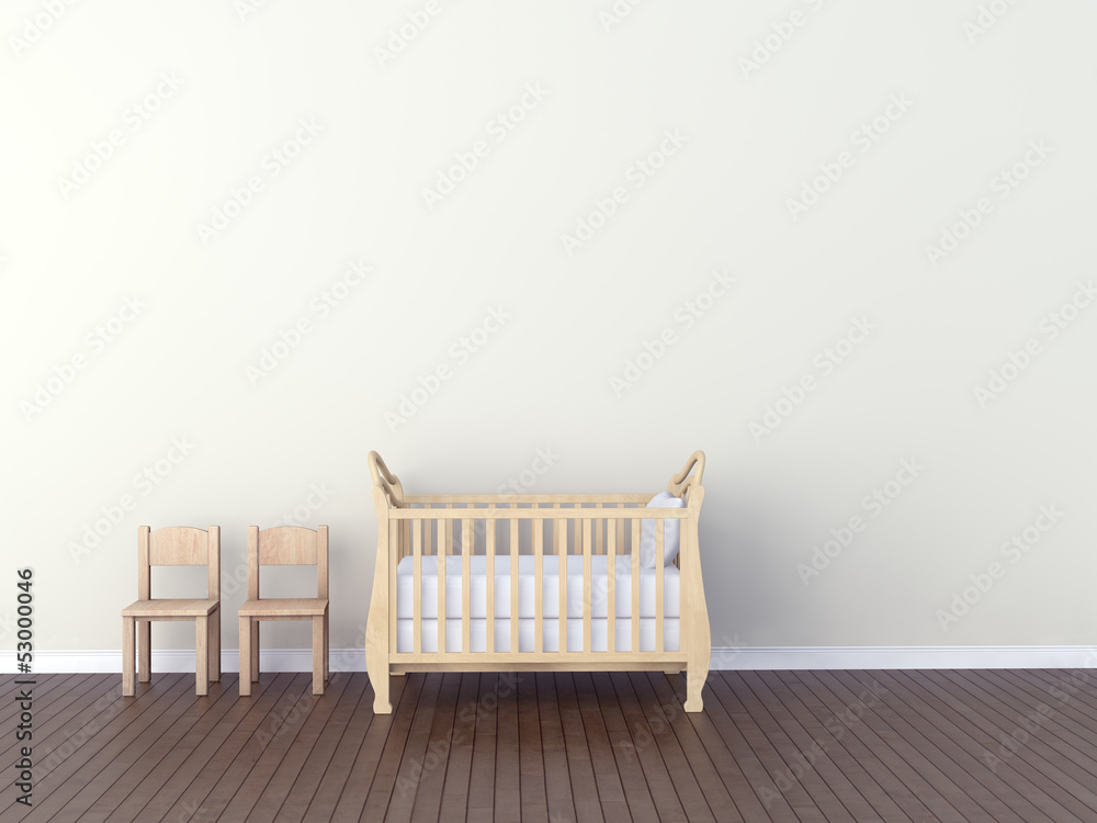 Interior of nursery Interior of nursery