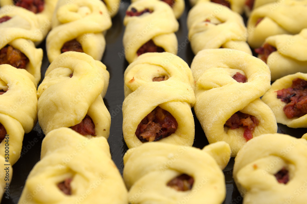 dough biscuits with jam dough biscuits with jam