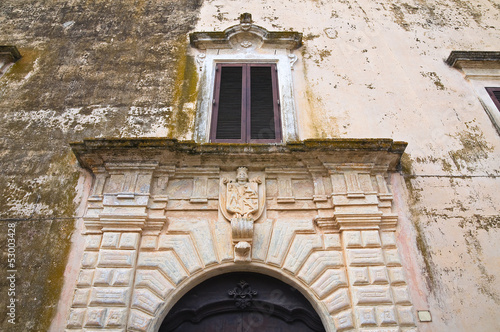 Colosso palace. Ugento. Puglia. Italy. photo