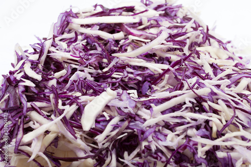 White and Red Cabbage