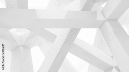 3d abstract architecture motion chaotic background