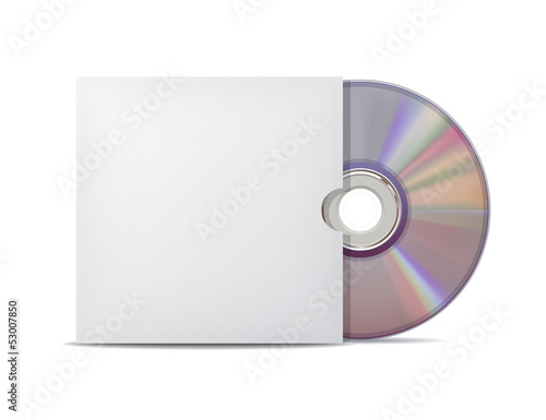 Compact disk with cover.