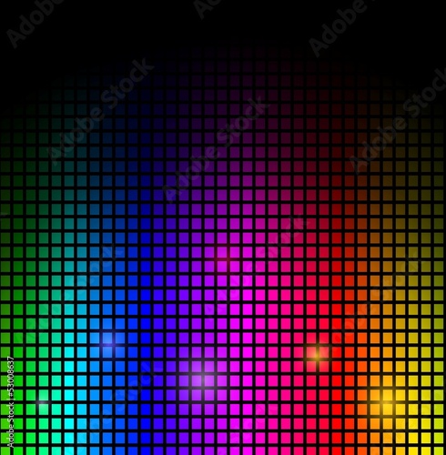 modern Abstract background colorful lights on black