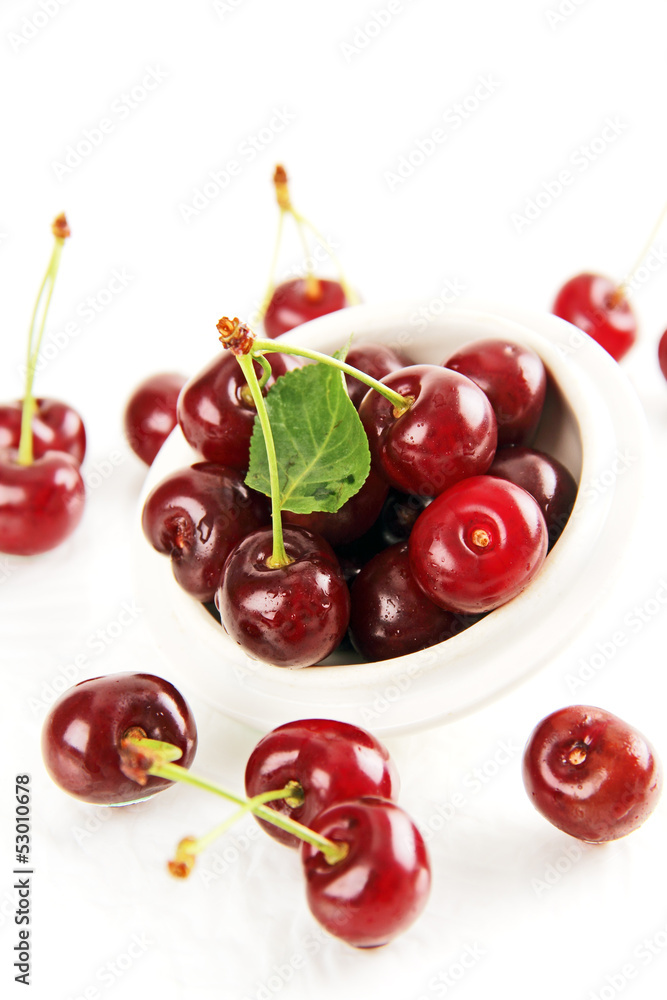 Berries ripe red cherries. Berries ripe red cherries.
