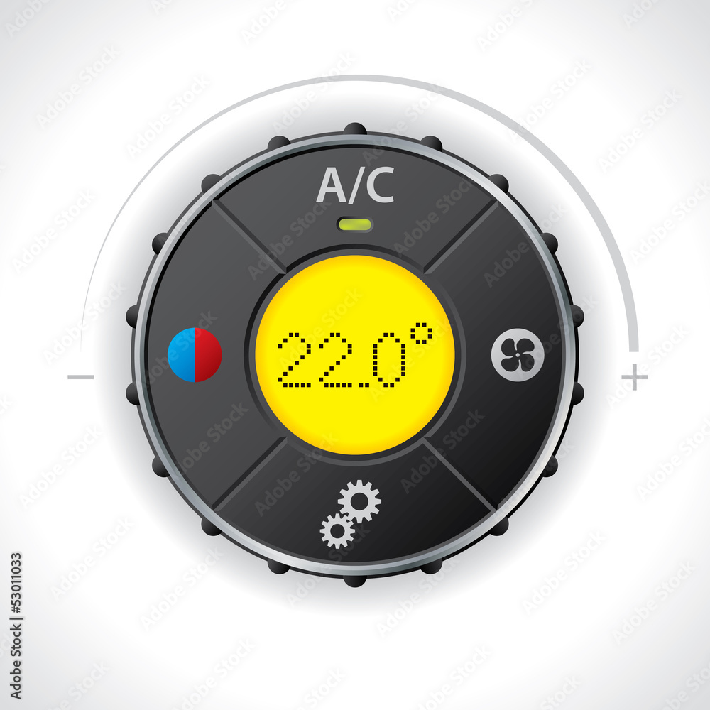 Air condition gauge with yellow led Air condition gauge with yellow led