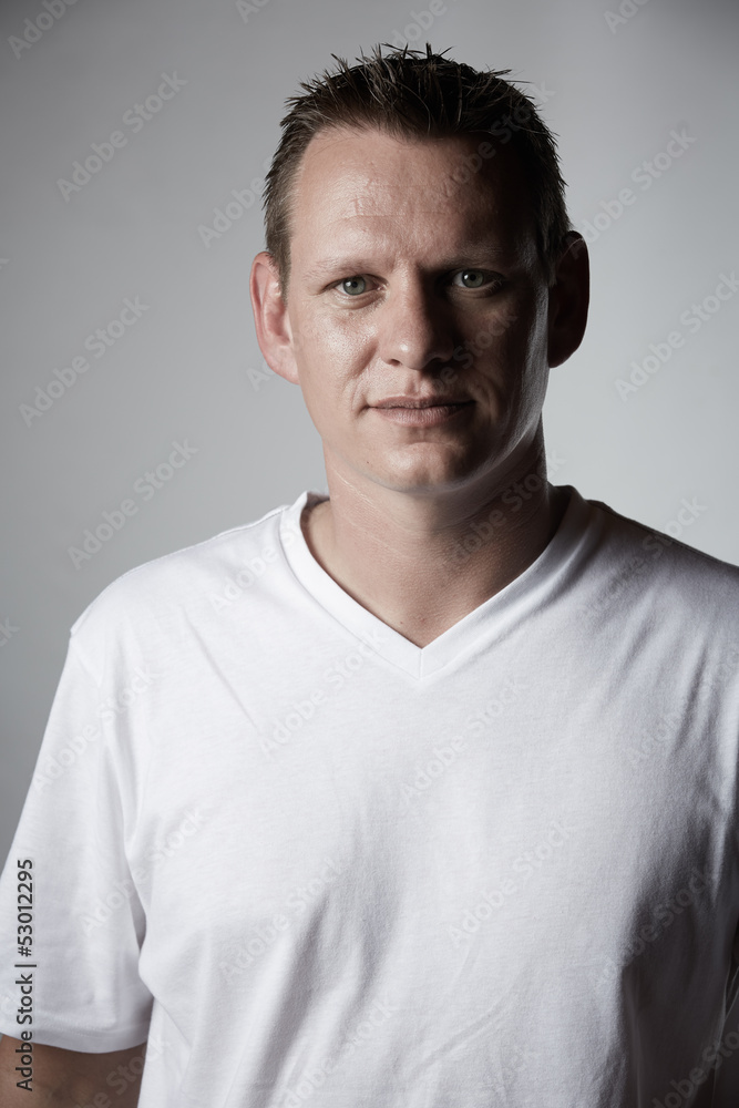 Adult caucasian man Adult caucasian man
