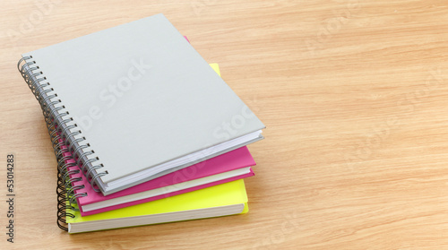 colorful beautiful of noteboook