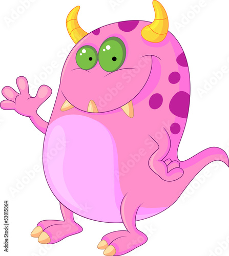 Cute monster cartoon