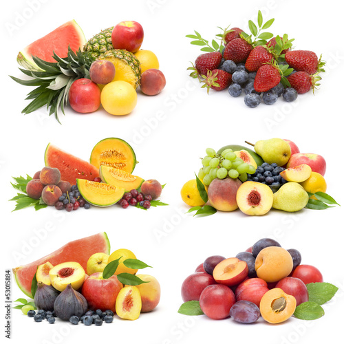 Fototapeta Naklejka Na Ścianę i Meble -  collection of fresh fruits