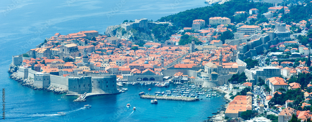 Dubrovnik Old Town view (Croatia)