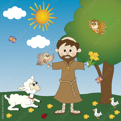 Obraz na plátně St. Francis of Assisi