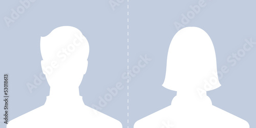 male and female profile picture