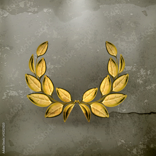 Laurel wreath, award old style