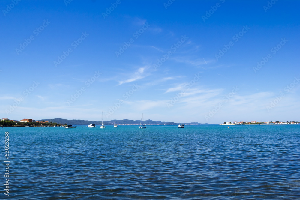 Coastline near Seget Vranjica, Croatia