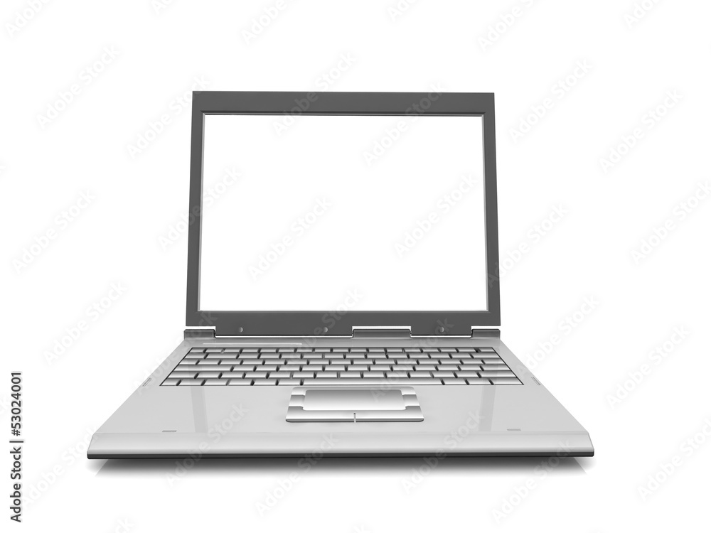 Professional Laptop isolated on white with empty space Professional Laptop isolated on white with empty space