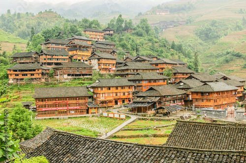 terraced and Architecture, ancient houses