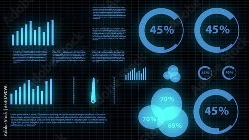 Futuristic secret agent Technology Interface Computer scanning earth