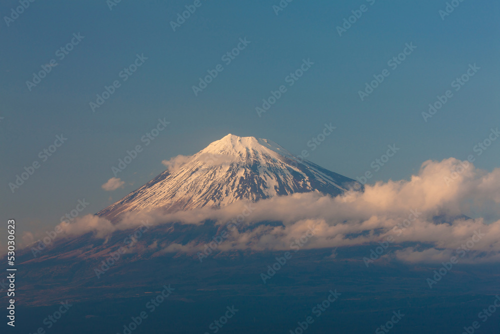 雁堤の富士山
