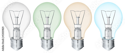 Four flourescent bulbs