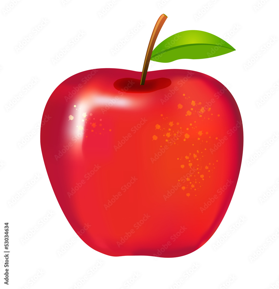 Obraz premium apple red