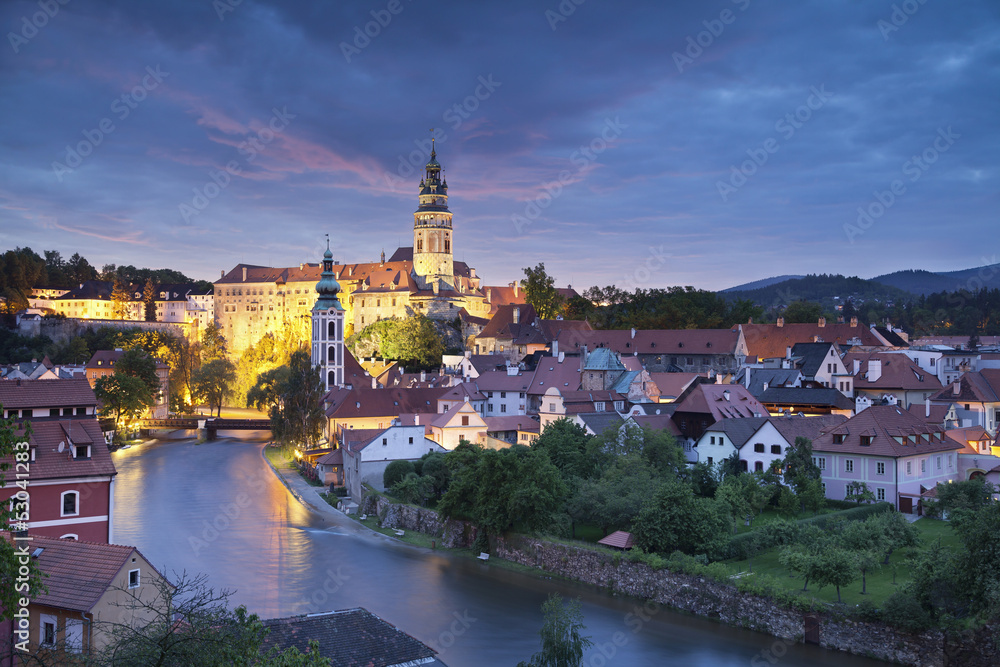 Naklejka premium Cesky Kromlov, Republika Czeska.