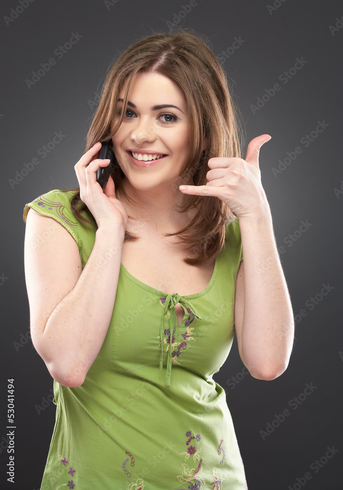 Portrait of happy smiling woman Portrait of happy smiling woman