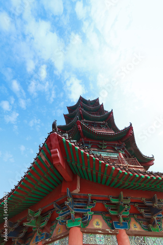 Chinese ancient building pagoda