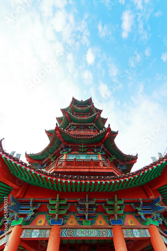 Chinese ancient building pagoda