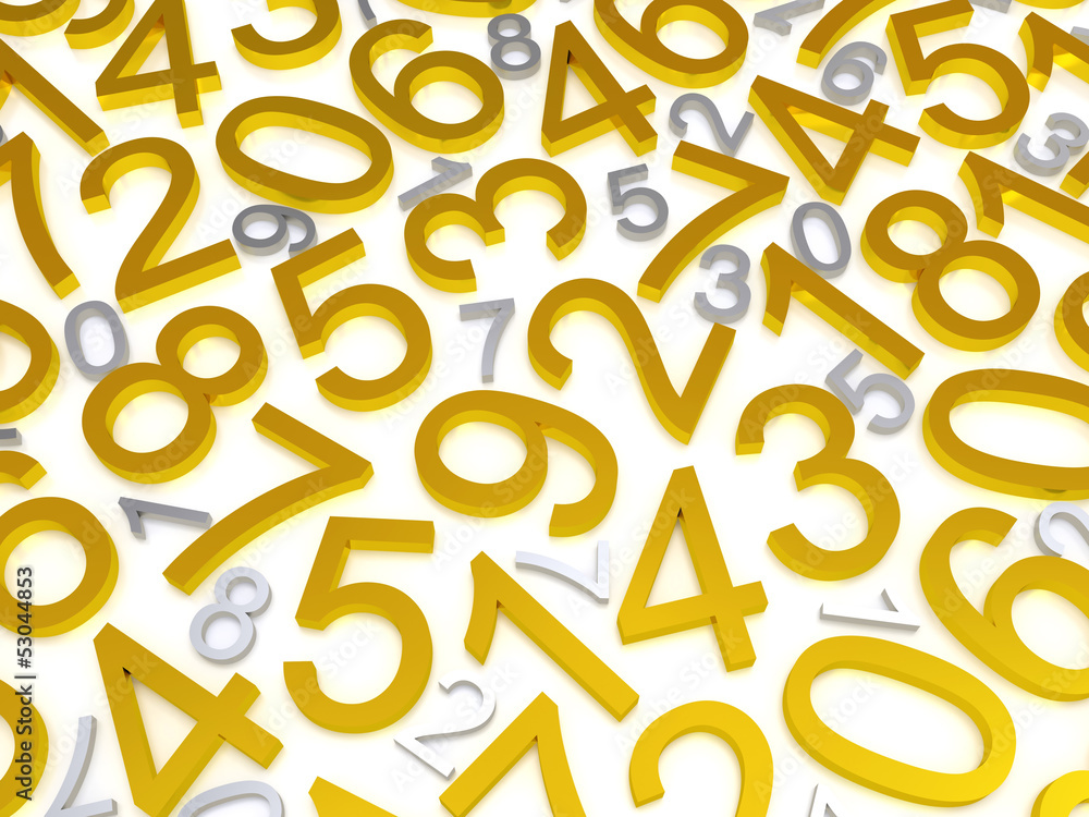Background of numbers. Background of numbers.