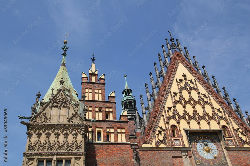 town hall in Wroclaw