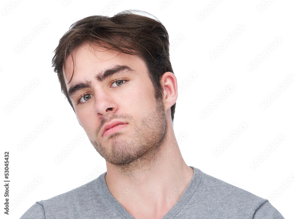 Close up portrait of a handsome young man Close up portrait of a handsome young man