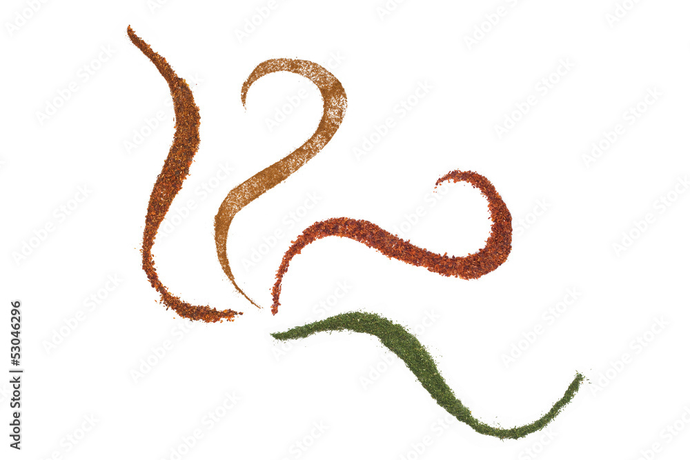 Fototapeta premium Curry, Paprika und Dill