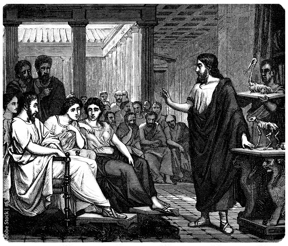 Ancient Rome Galenus (Galien) Medicine School Stock Illustration Adobe Stock
