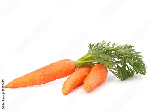 Foto Carrot vegetable with leaves